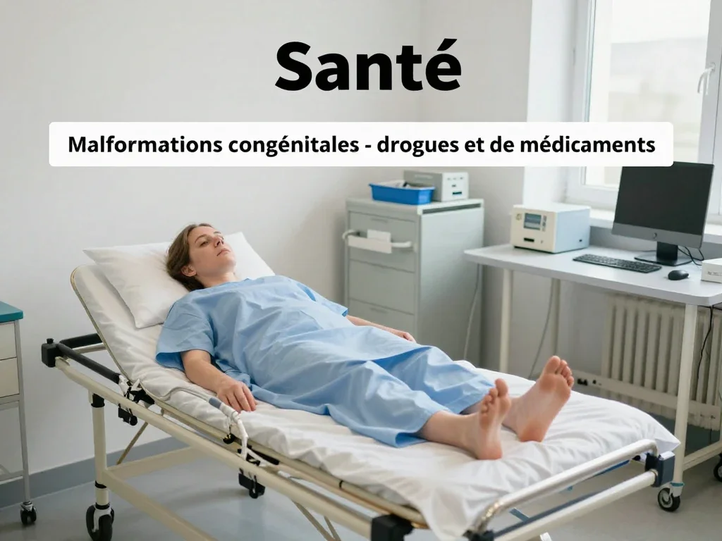 Contexte professionnel illustrant « Malformations congénitales - drogues et de médicaments »