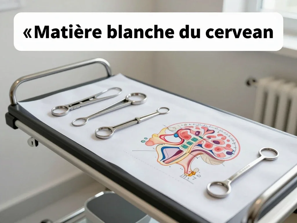 Contexte professionnel illustrant « Matière blanche du cerveau »