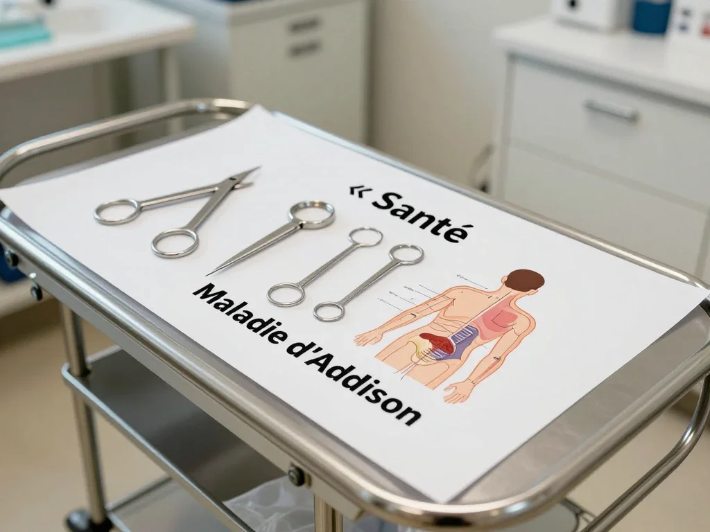 Contexte professionnel illustrant « Maladie d'Addison »