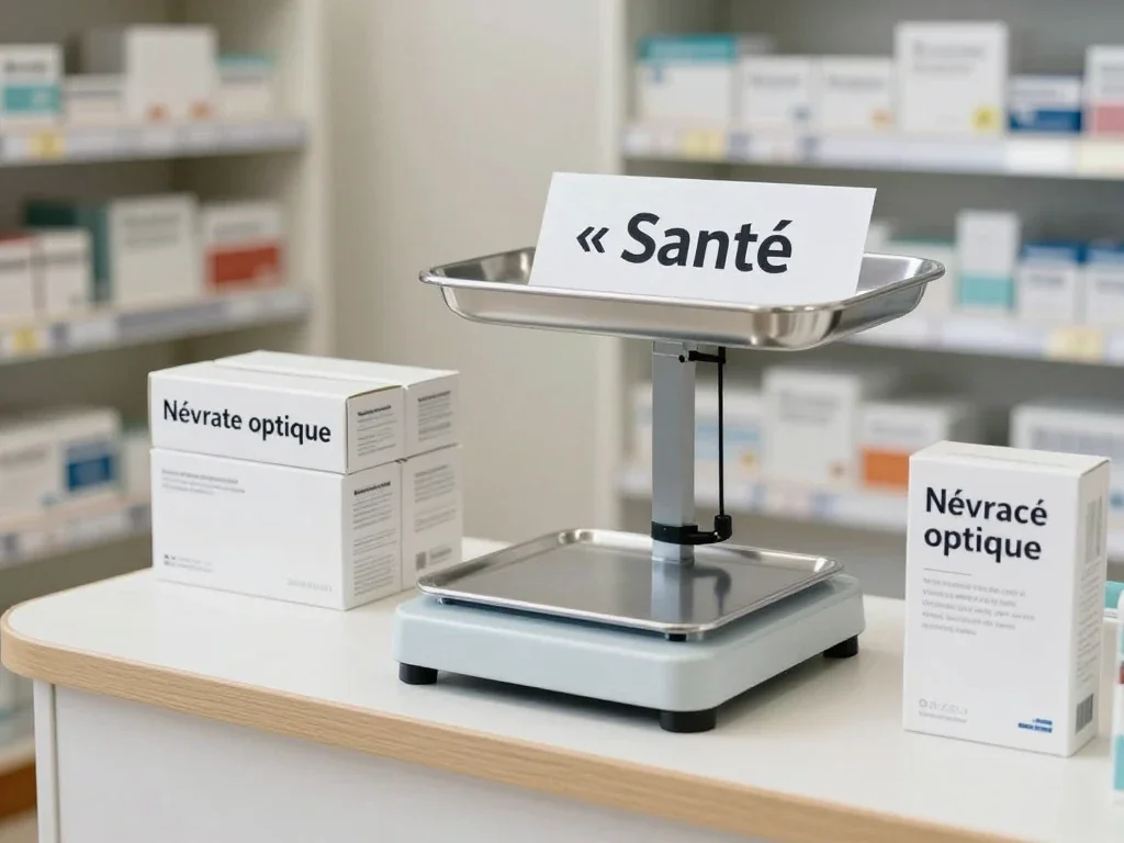 Contexte professionnel illustrant « Névrite optique »