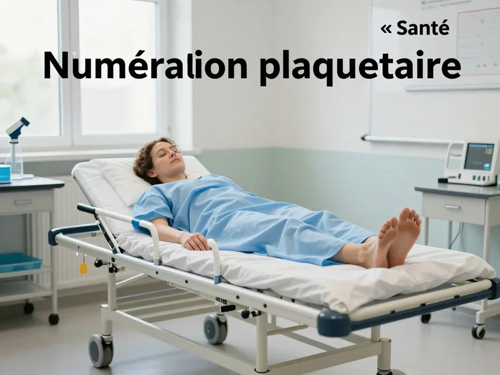 Contexte professionnel illustrant « Numération plaquettaire »