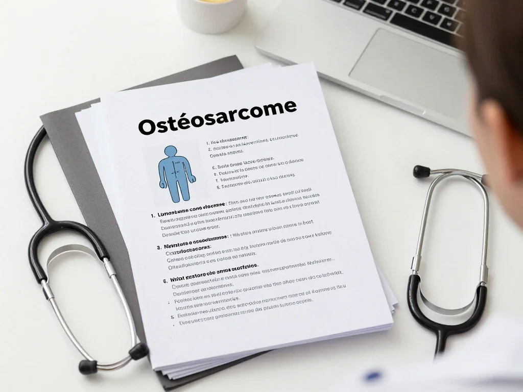 Contexte professionnel illustrant « Ostéosarcome »