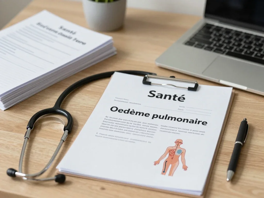 Contexte professionnel illustrant « Oedème pulmonaire »