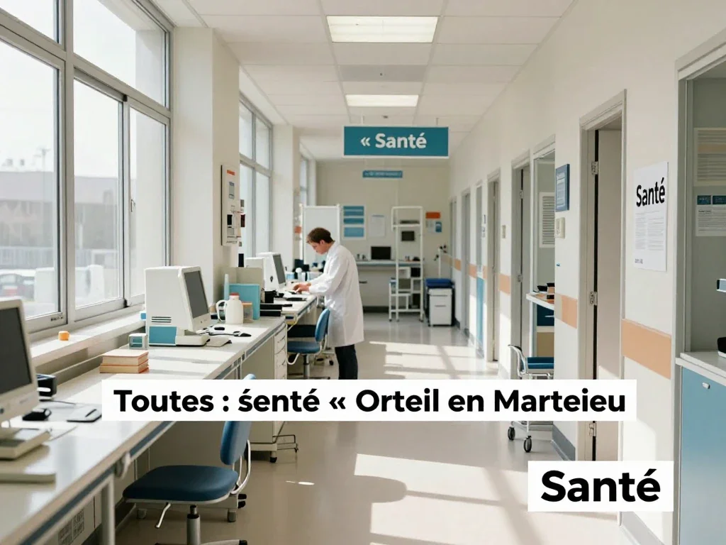 Contexte professionnel illustrant « Orteil en Marteau »