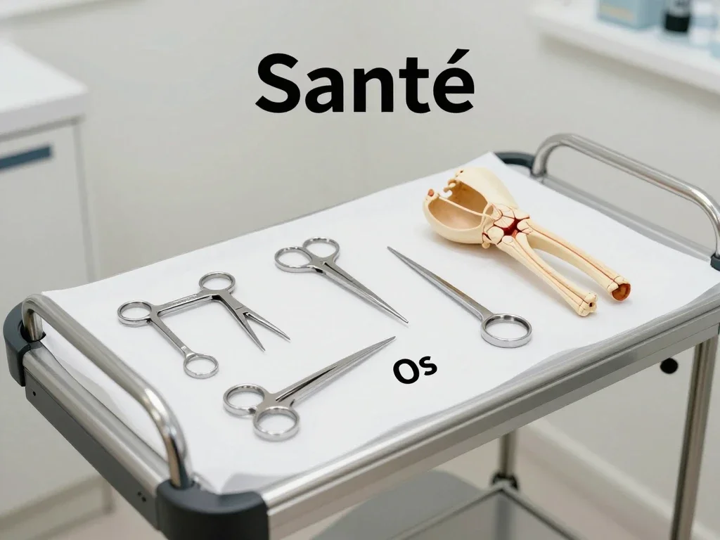 Contexte professionnel illustrant « Os »