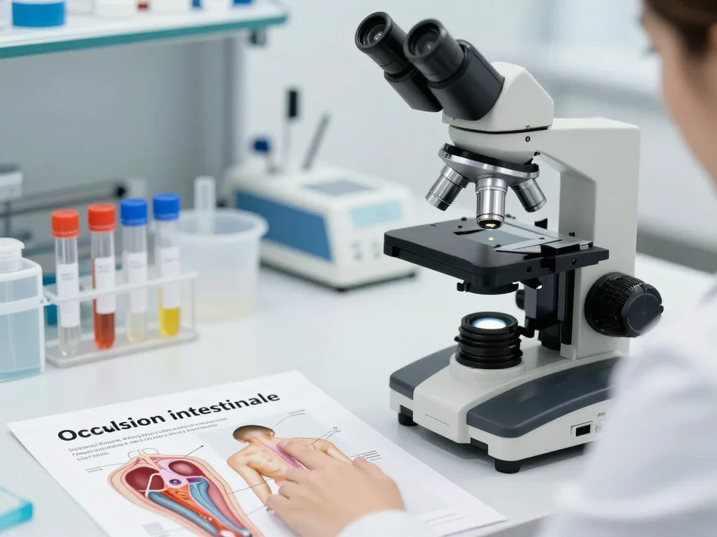 Contexte professionnel illustrant « Occlusion intestinale »