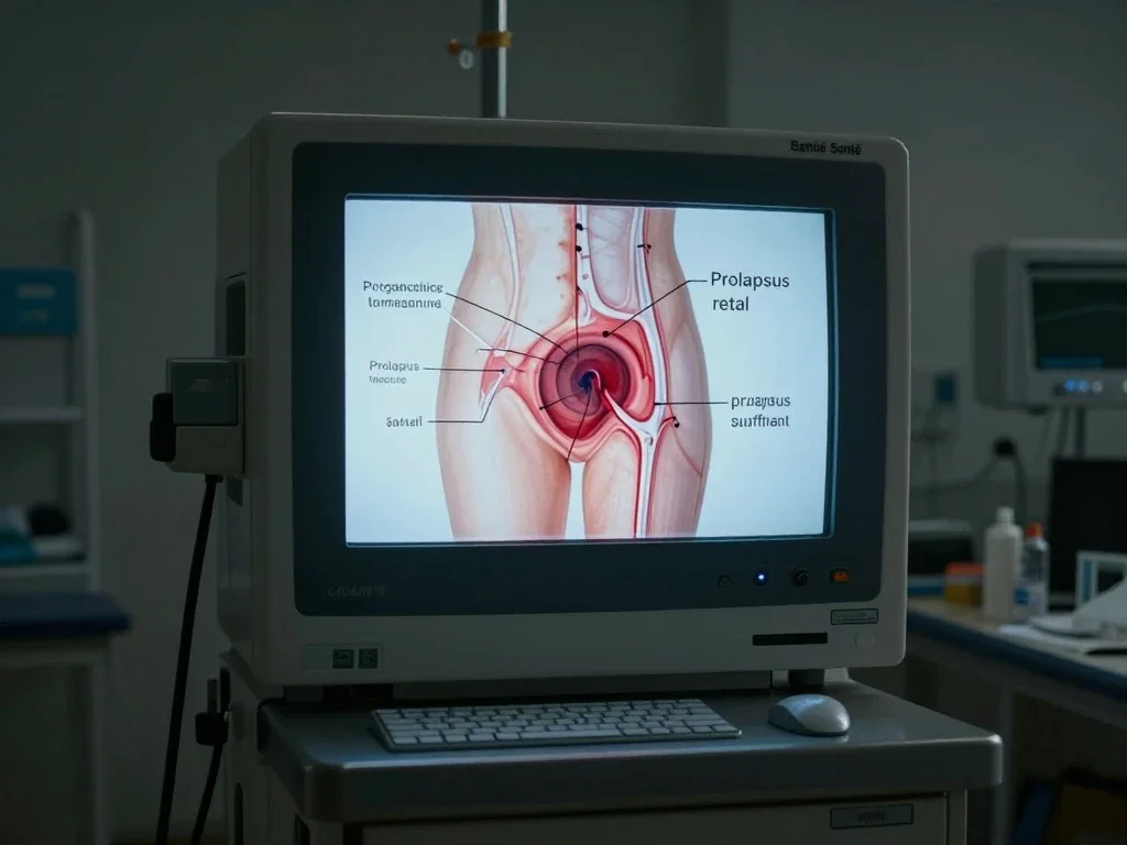 Contexte professionnel illustrant « Prolapsus rectal »