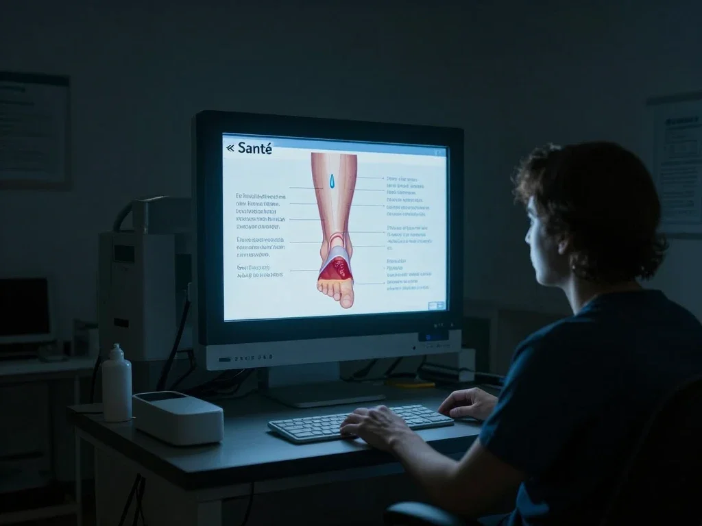 Contexte professionnel illustrant « Pied-bot »