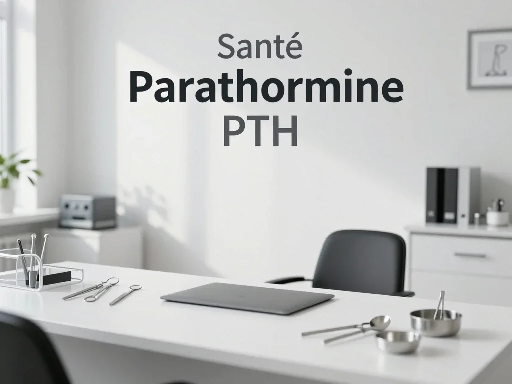 Contexte professionnel illustrant « Parathormone PTH »