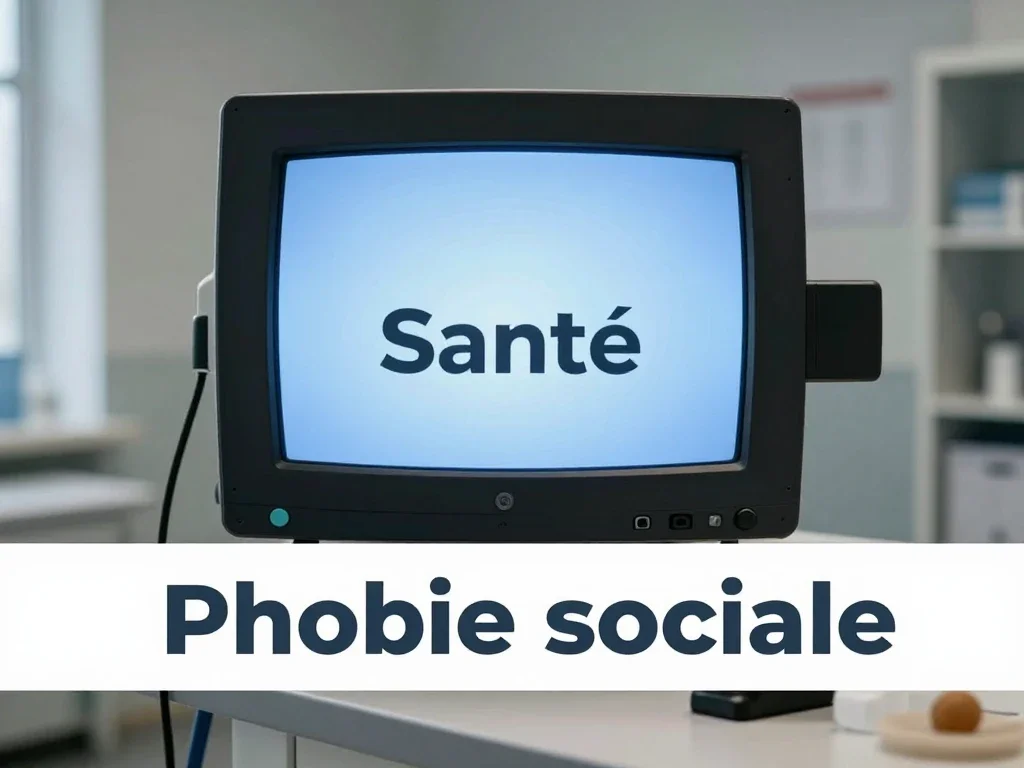 Contexte professionnel illustrant « Phobie sociale »