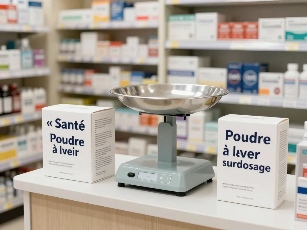 Contexte professionnel illustrant « Poudre à lever surdosage »