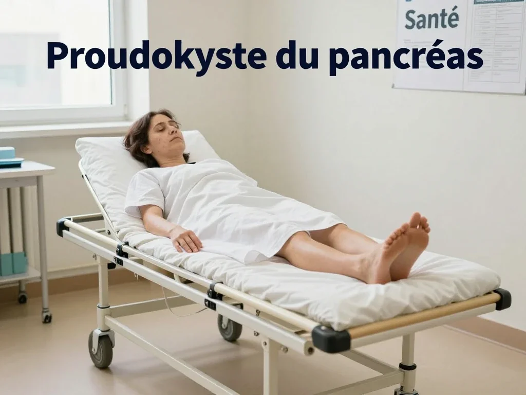 Contexte professionnel illustrant « Pseudokyste du pancréas »
