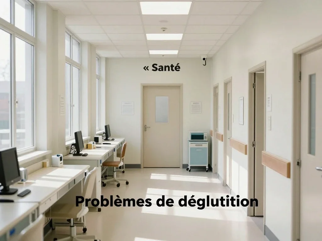 Contexte professionnel illustrant « Problèmes de déglutition »