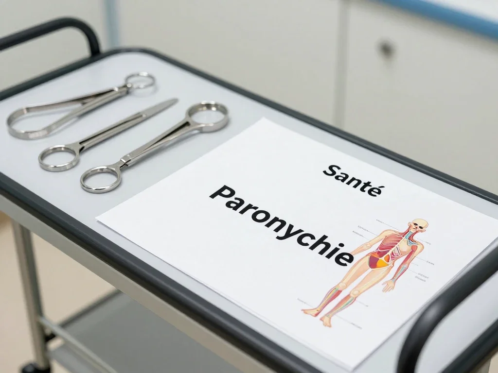 Contexte professionnel illustrant « Paronychie »