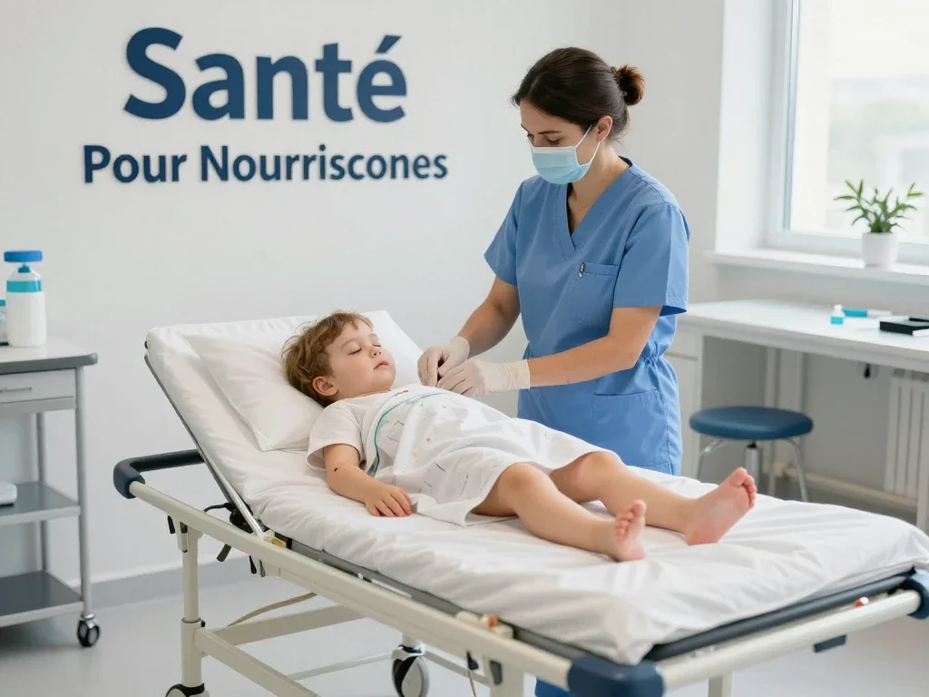 Contexte professionnel illustrant « Préparation pour Nourrissons »