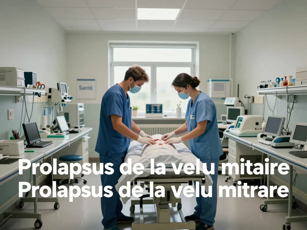Contexte professionnel illustrant « Prolapsus de la valve mitrale »