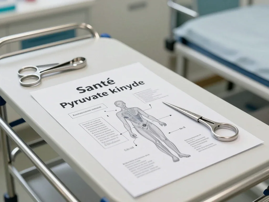 Contexte professionnel illustrant « Pyruvate kinase »