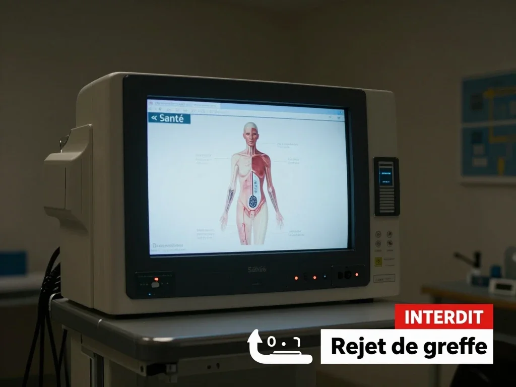 Contexte professionnel illustrant « Rejet de greffe »