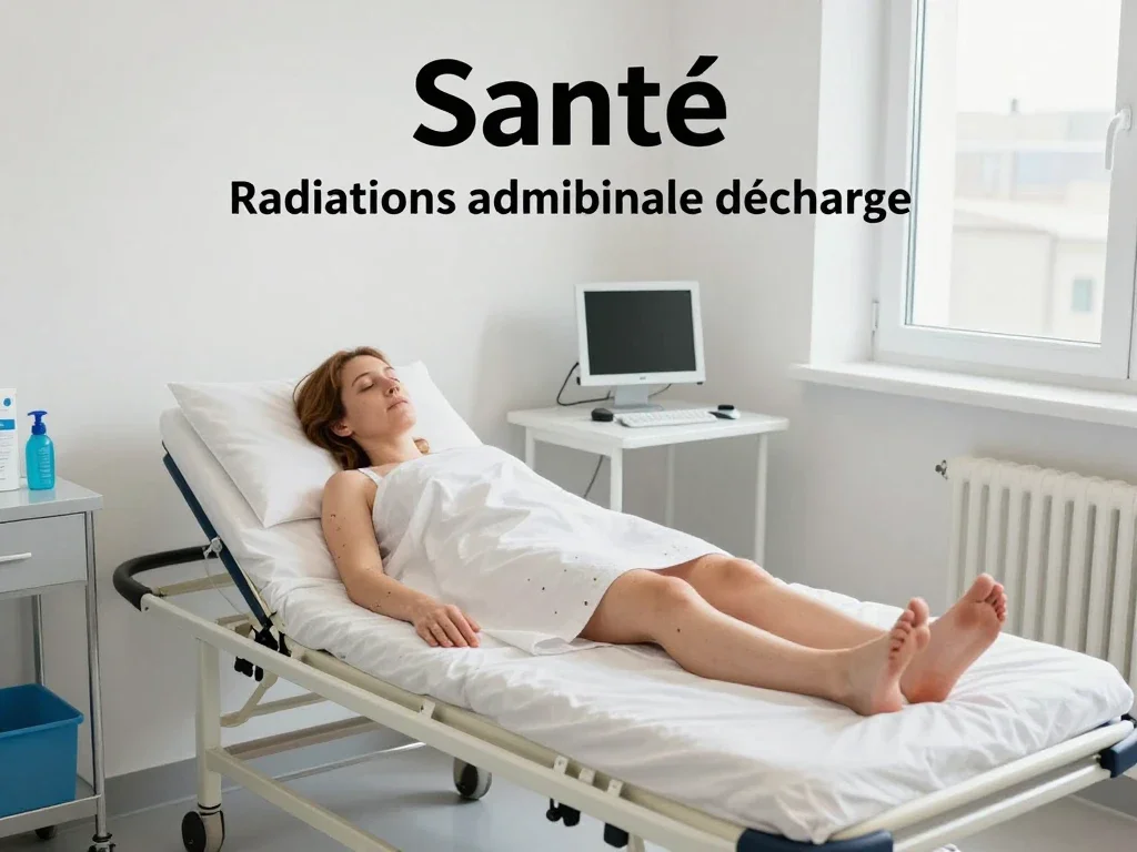 Contexte professionnel illustrant « Radiations abdominale décharge »
