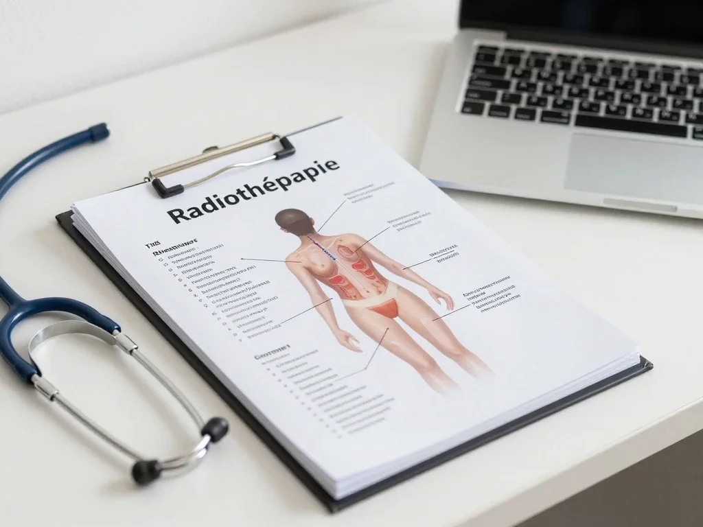 Contexte professionnel illustrant « Radiothérapie »