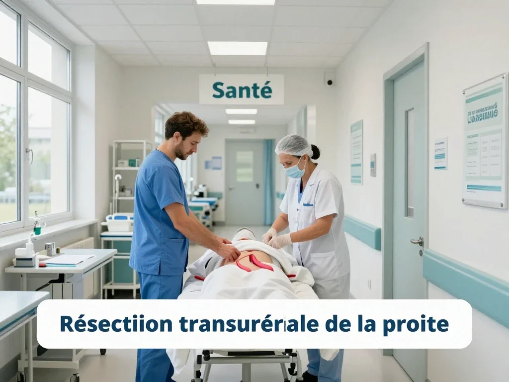 Contexte professionnel illustrant « Résection transurétrale de la prostate »