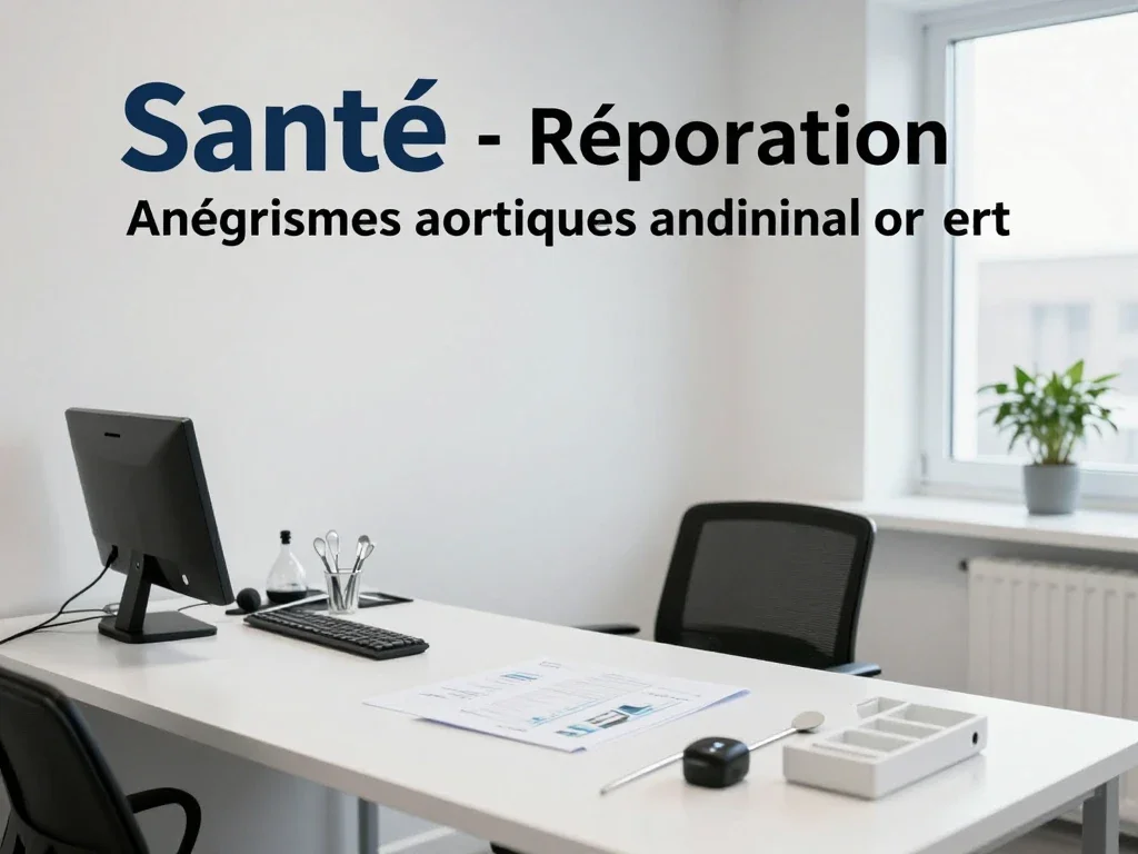 Contexte professionnel illustrant « Réparation Anévrisme aortique abdominal ouvert - décharge »