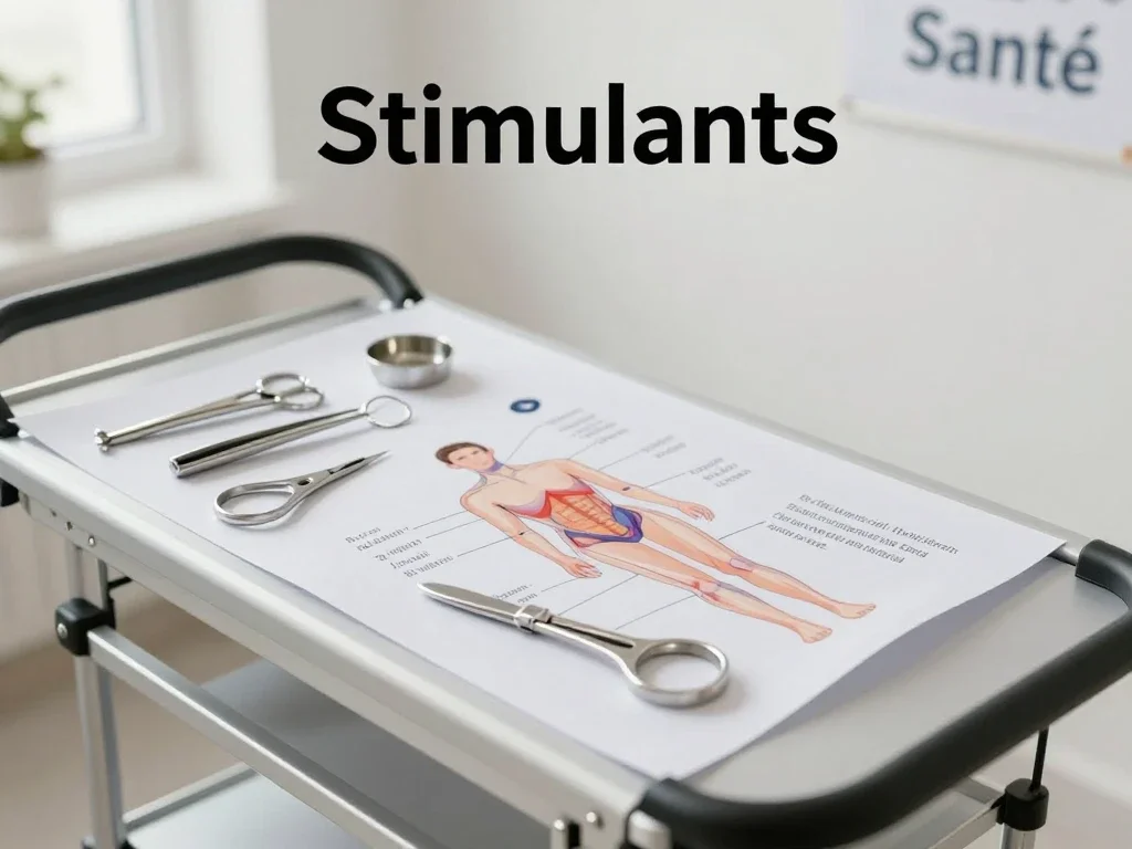 Contexte professionnel illustrant « Stimulants »