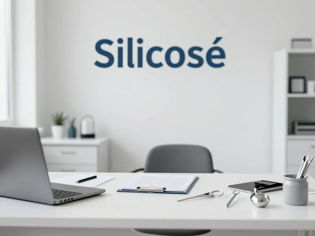 Contexte professionnel illustrant « Silicose »
