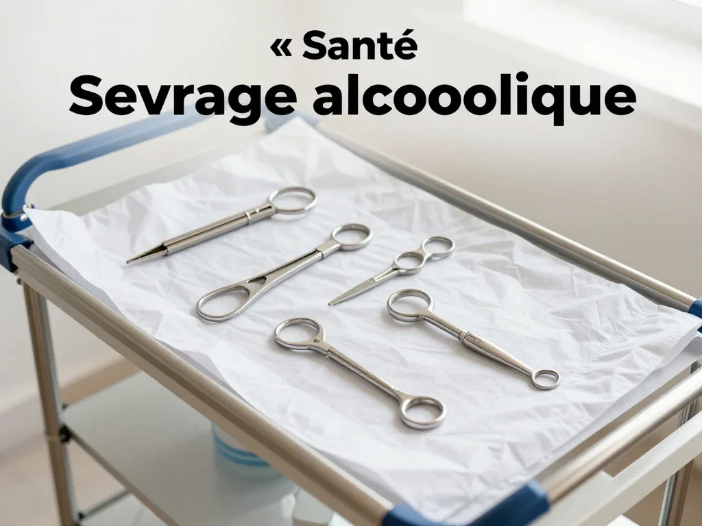 Contexte professionnel illustrant « Sevrage alcoolique »