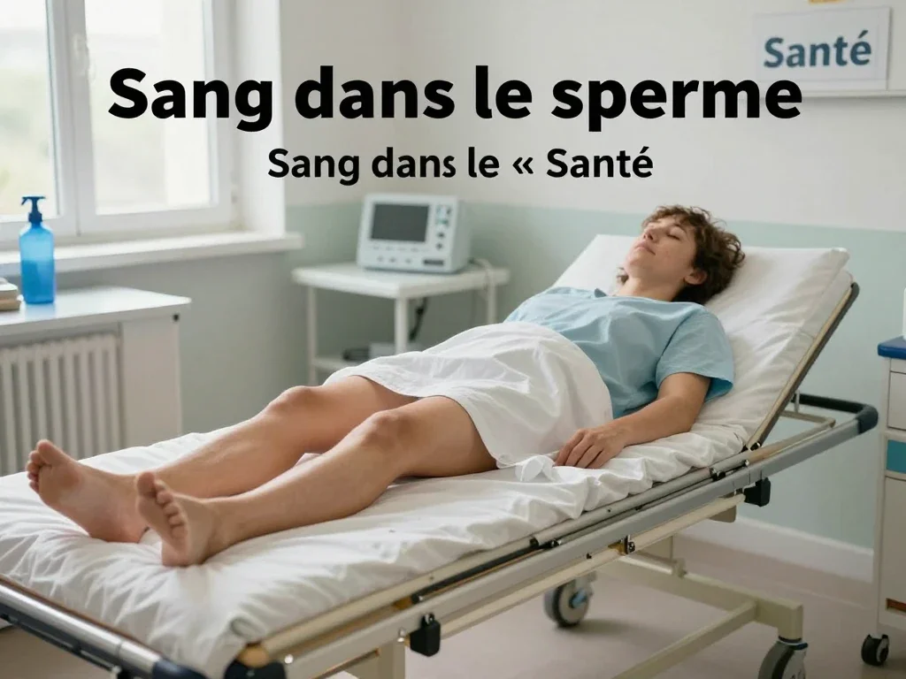 Contexte professionnel illustrant « Sang dans le sperme »
