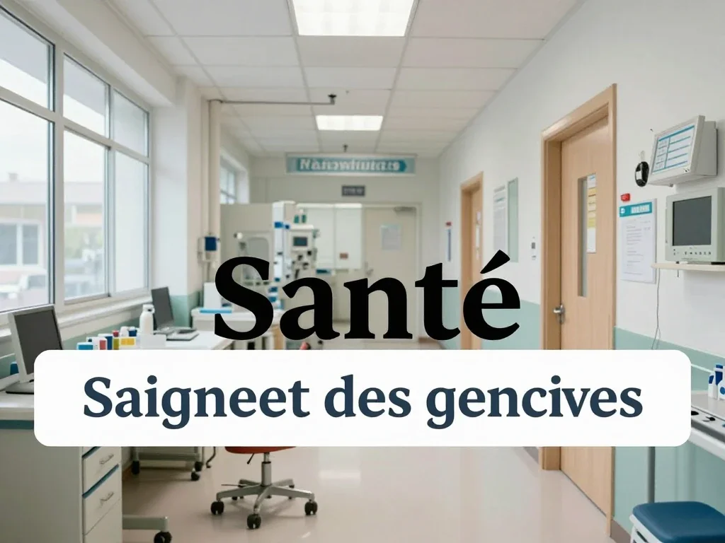 Contexte professionnel illustrant « Saignement des gencives »