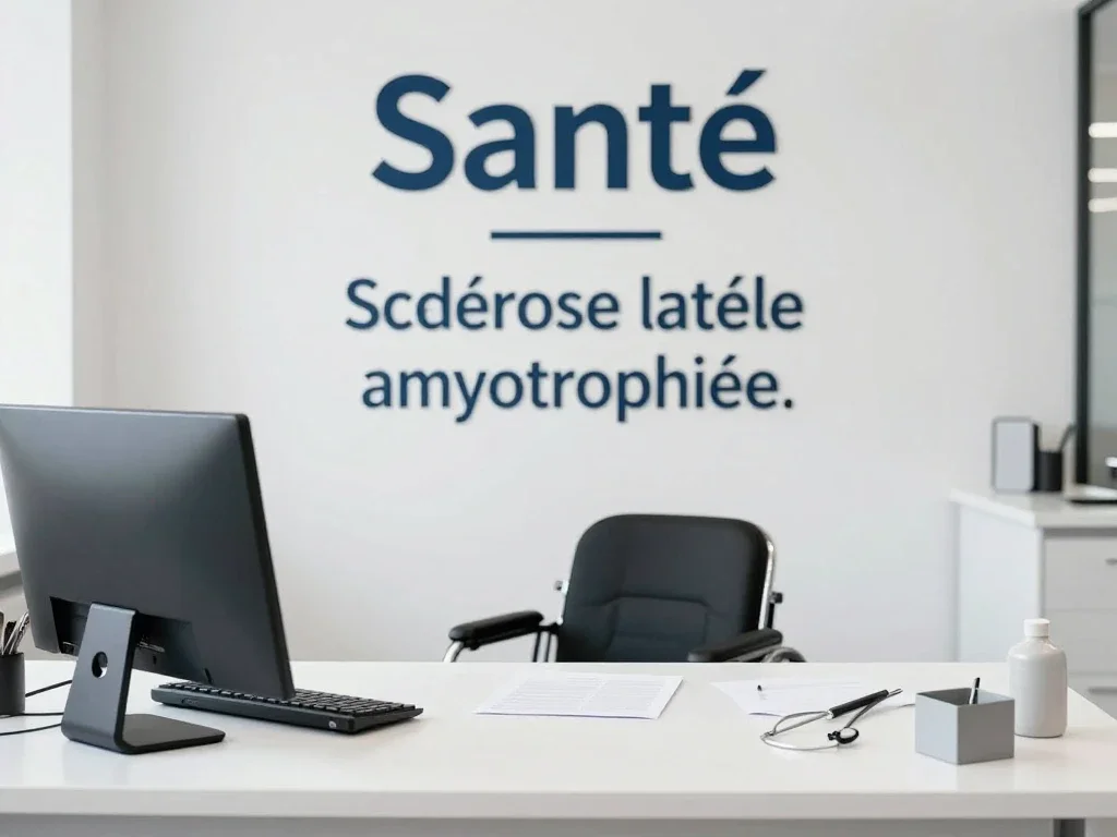 Contexte professionnel illustrant « Sclérose latérale amyotrophique »