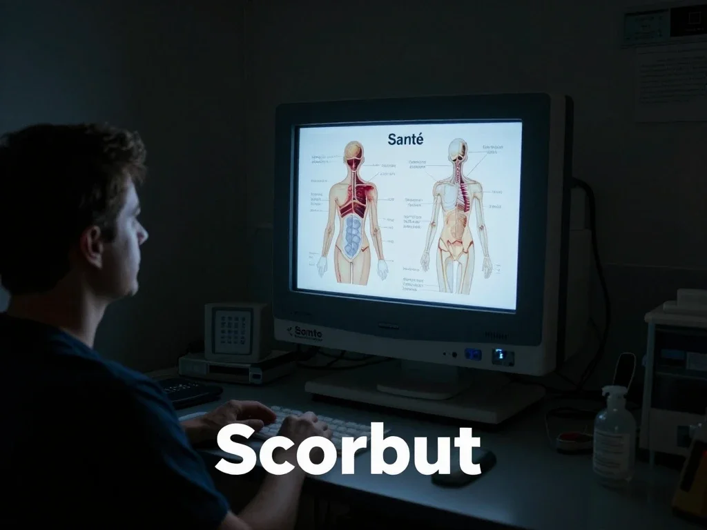 Contexte professionnel illustrant « Scorbut »