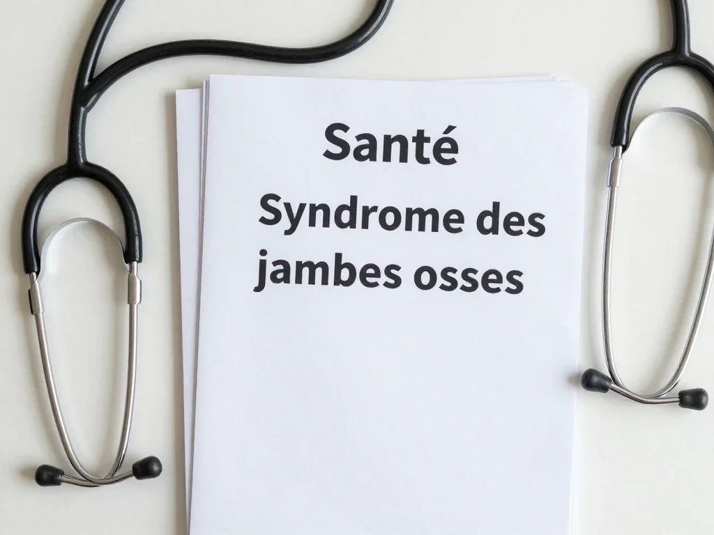 Contexte professionnel illustrant « Syndrome des jambes sans repos »