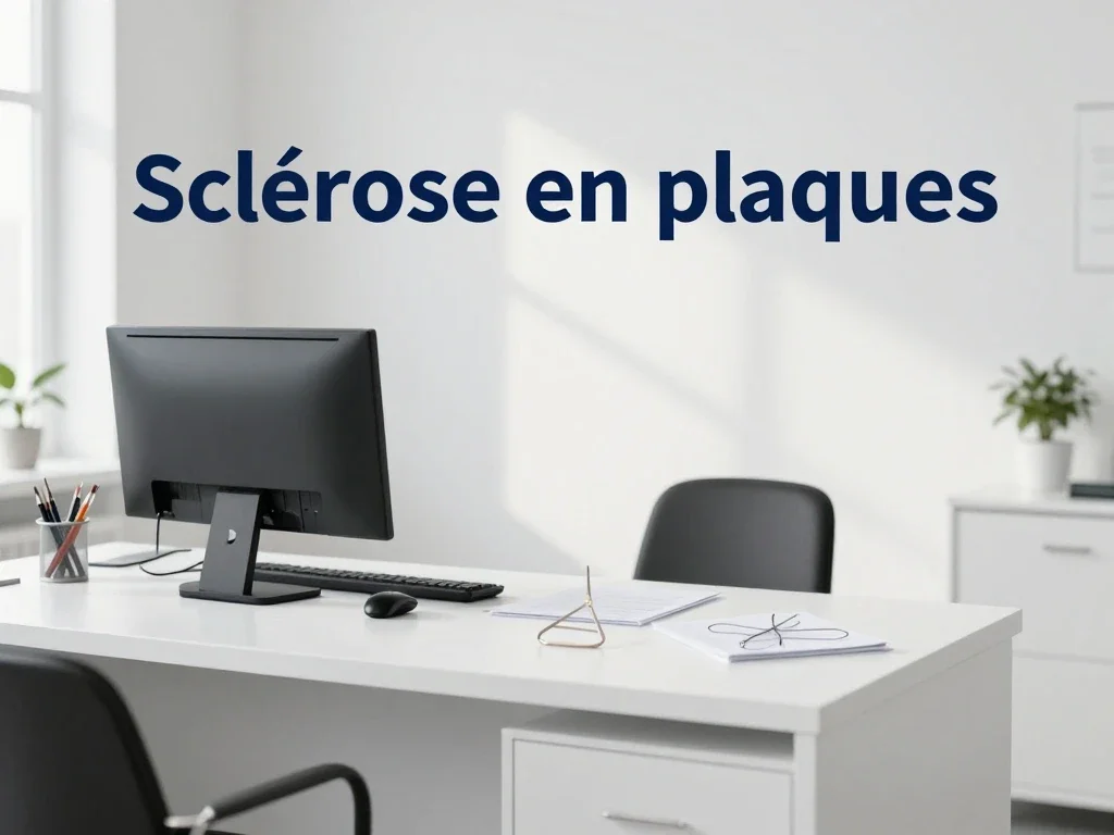 Contexte professionnel illustrant « Sclérose en plaques »