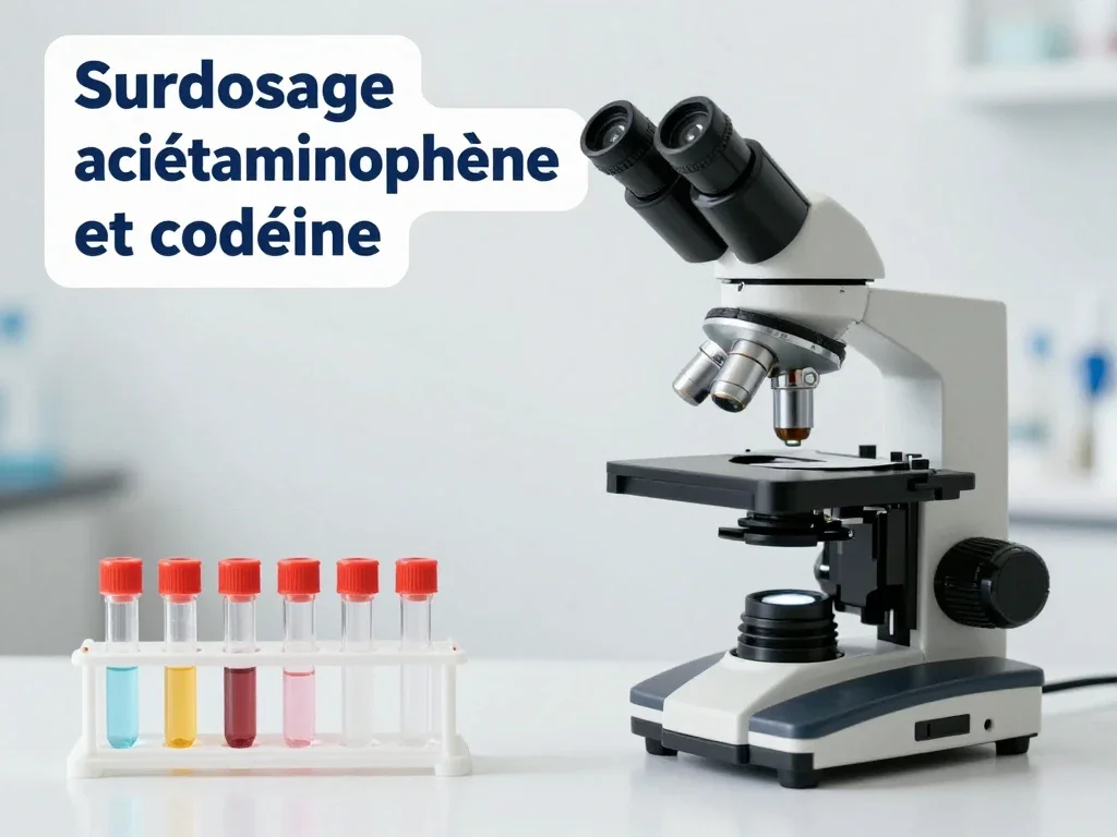 Contexte professionnel illustrant « Surdosage acétaminophène et codéine »