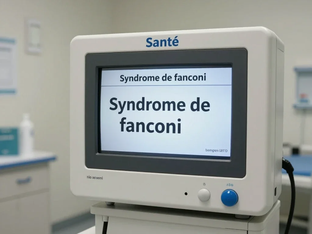 Contexte professionnel illustrant « Syndrome de fanconi »