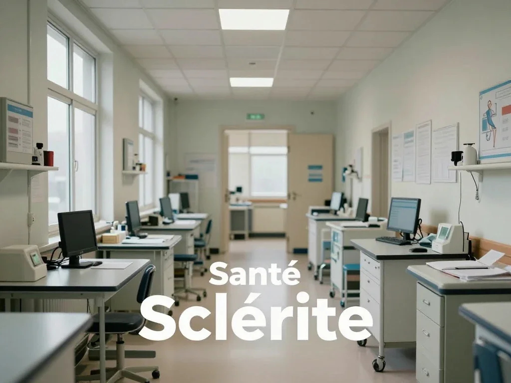 Contexte professionnel illustrant « Sclérite »