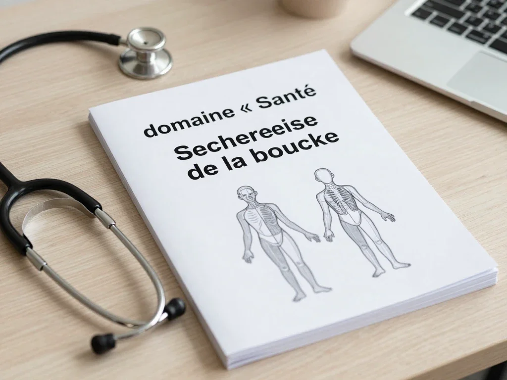 Contexte professionnel illustrant « Secheresse de la bouche »