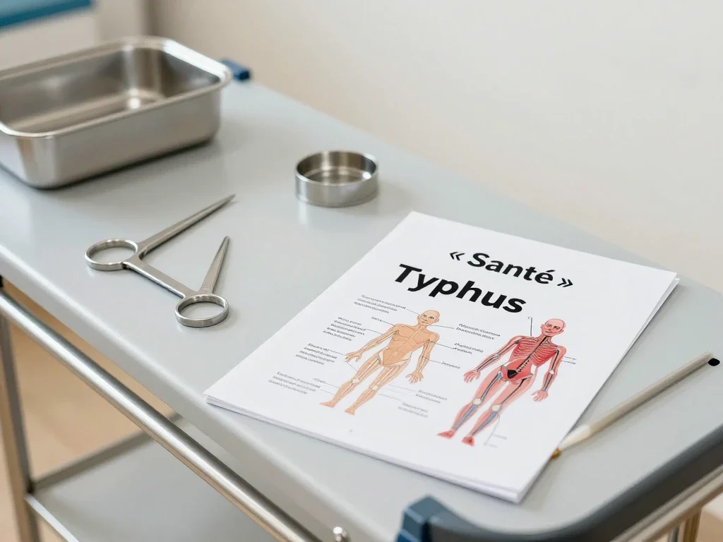 Contexte professionnel illustrant « Typhus »