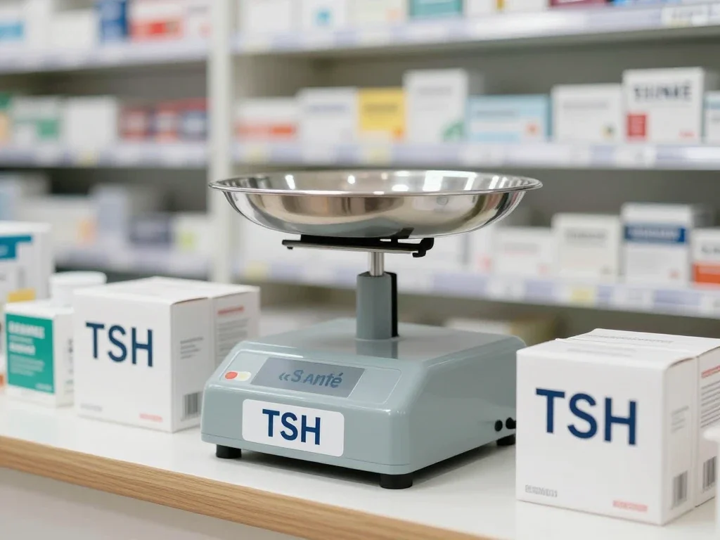 Contexte professionnel illustrant « TSH »