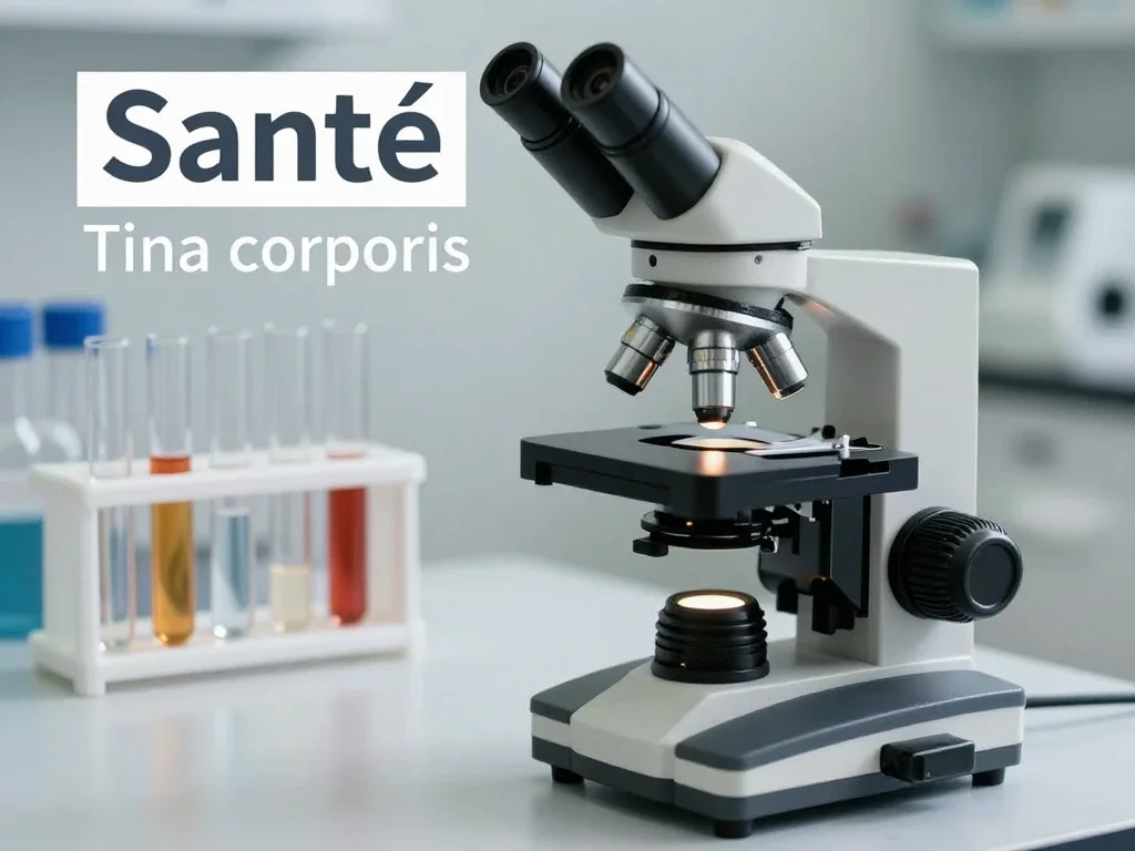 Contexte professionnel illustrant « Tinea corporis »