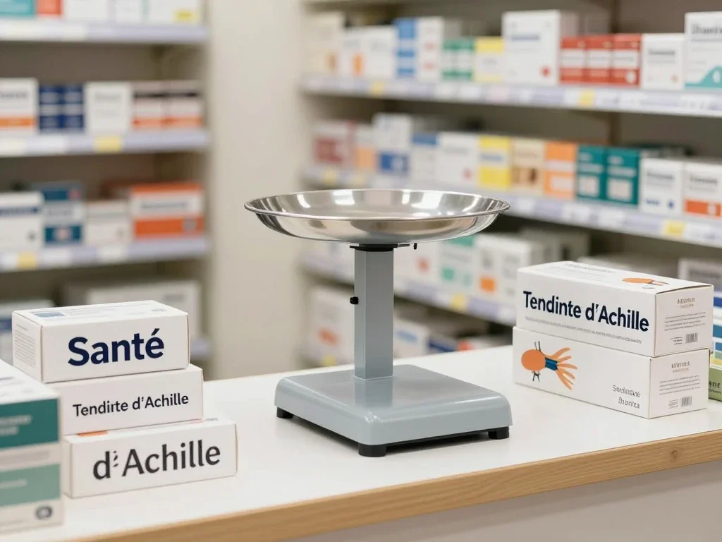 Contexte professionnel illustrant « Tendinite d'Achille »
