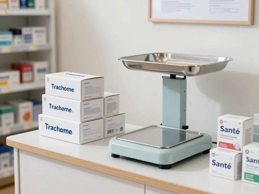 Contexte professionnel illustrant « Trachome »