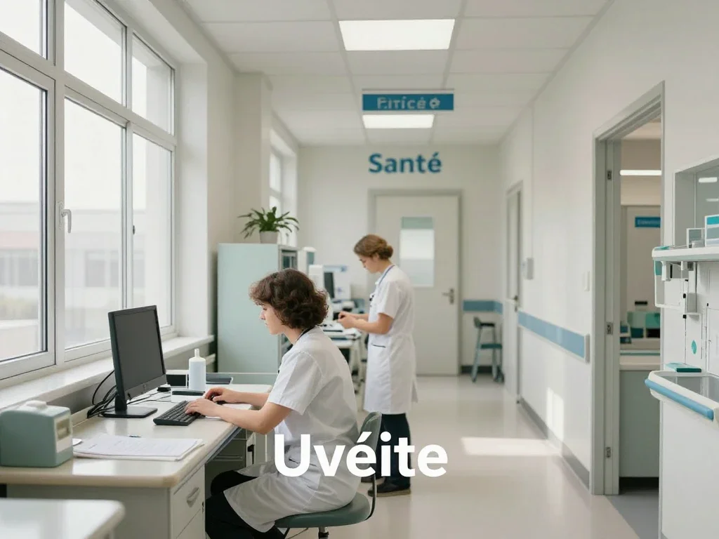 Contexte professionnel illustrant « Uvéite »
