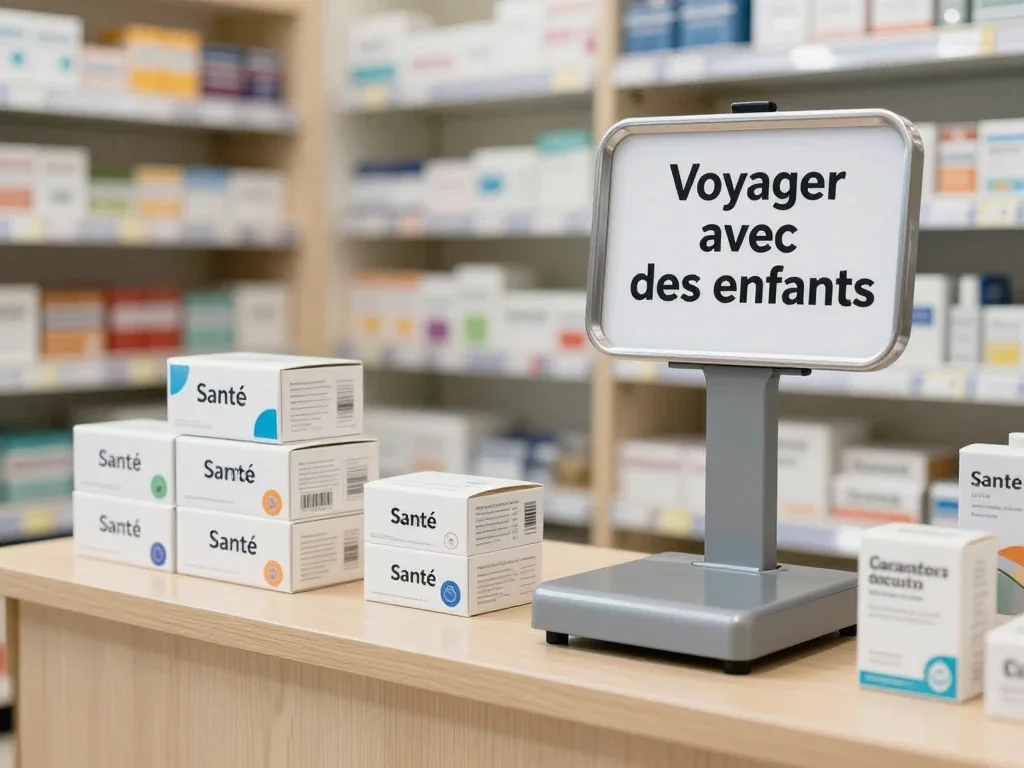 Contexte professionnel illustrant « Voyager avec des enfants »