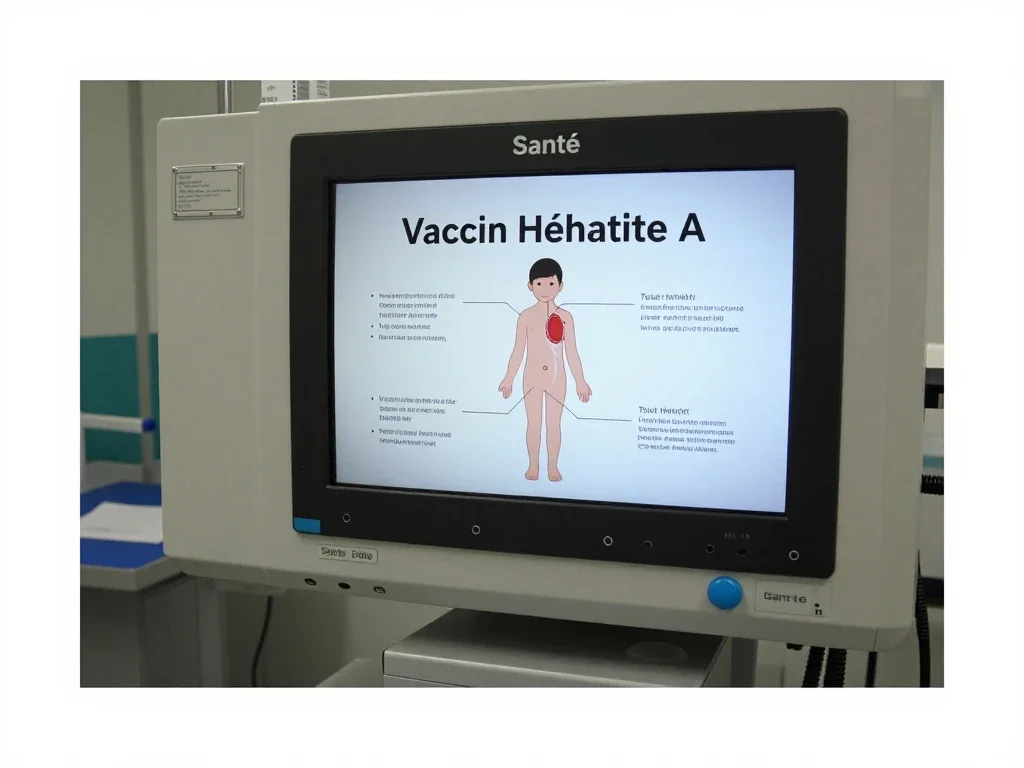 Contexte professionnel illustrant « Vaccin Hépatite A »