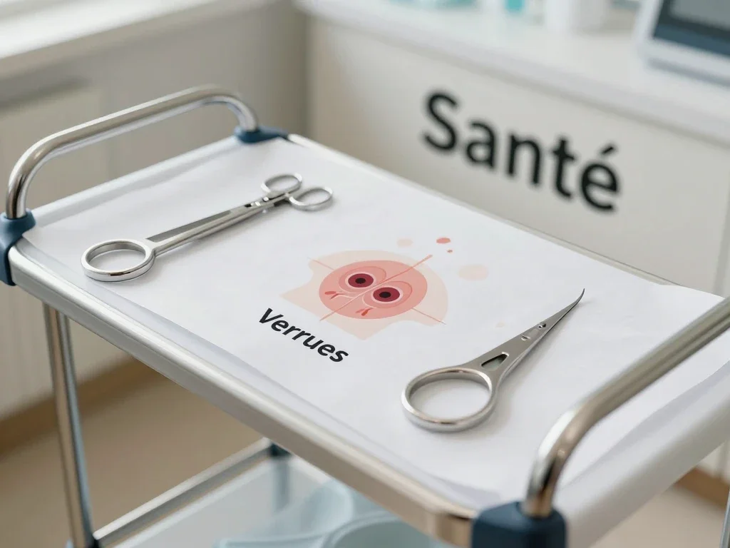 Contexte professionnel illustrant « Verrues »