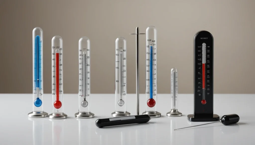 type de thermomètre