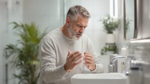 goutte de sang apres urine homme